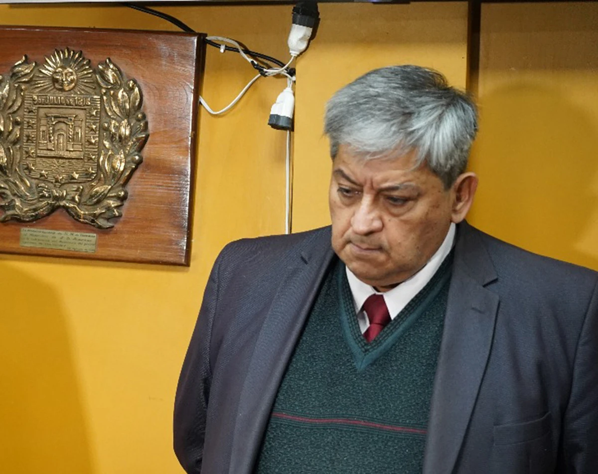 El interventor de Alberdi, Guillermo Norry.