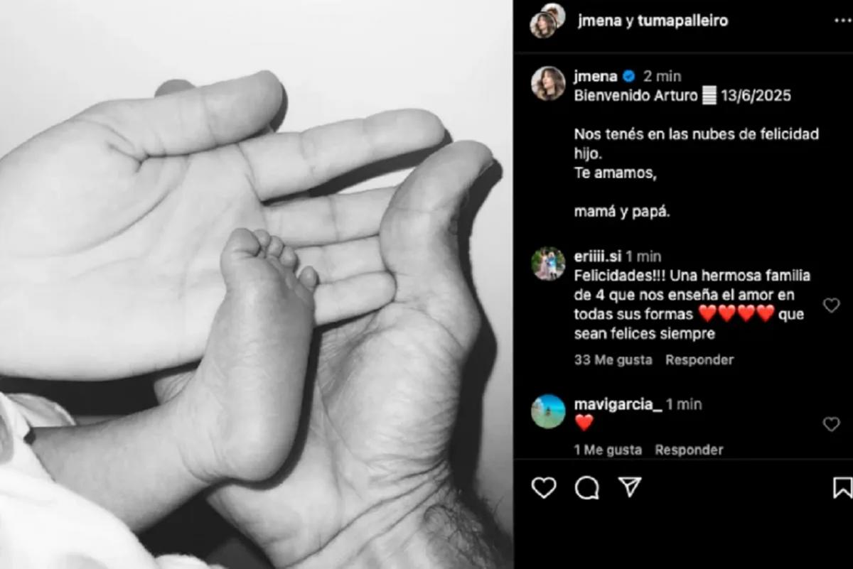 La emotiva bienvenida de Jimena Barón a su hijo Arturo