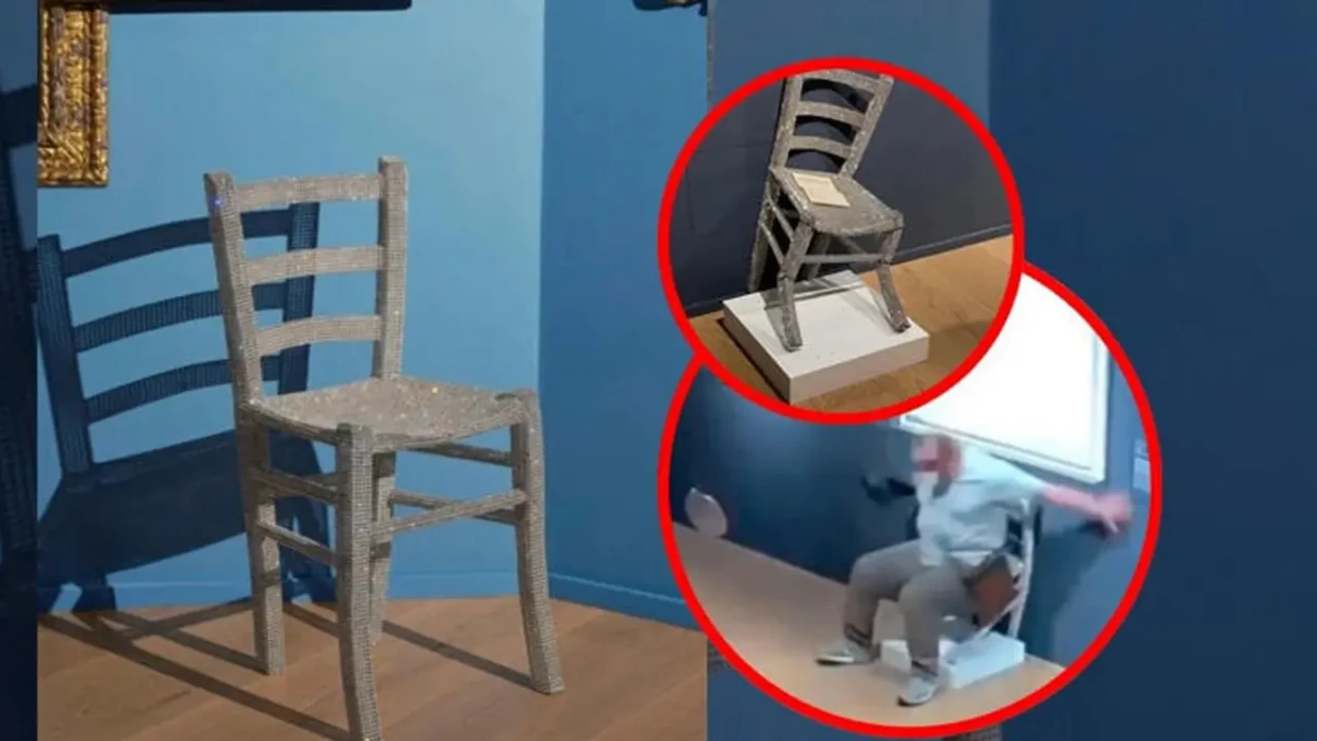 El museo Palazzo Maffei denunció al turista que destruyó la emblemática silla de Van Gogh al intentar sentarse para sacarse una foto