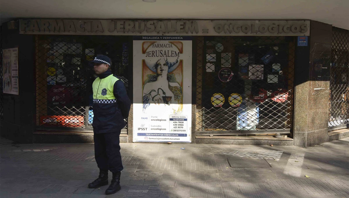 SIN COMERCIO. La mayoría de los negocios del microcentro permanecerán cerrados.