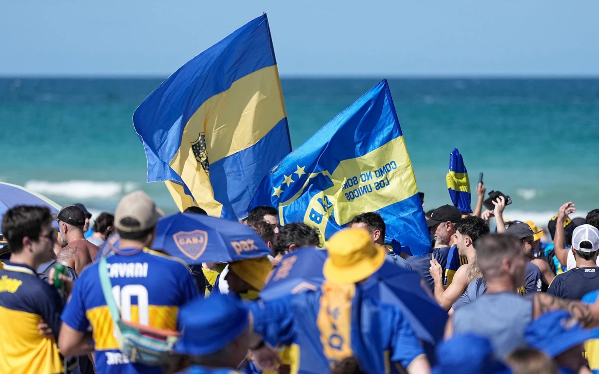 Miami fue azul y oro: el banderazo de Boca Juniors que impactó al presidente de la FIFA