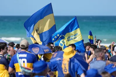 Miami fue azul y oro: el banderazo de Boca Juniors que impactó al presidente de la FIFA