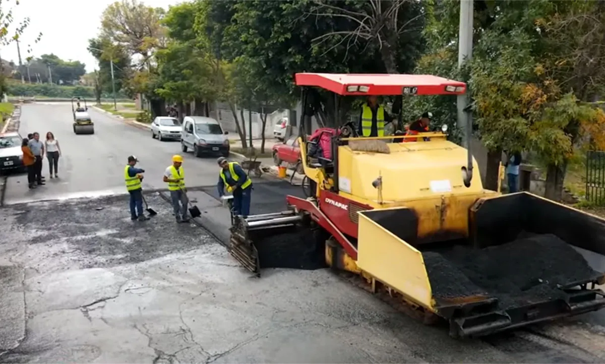 Una obra de pavimentación desató críticas en Las Talitas