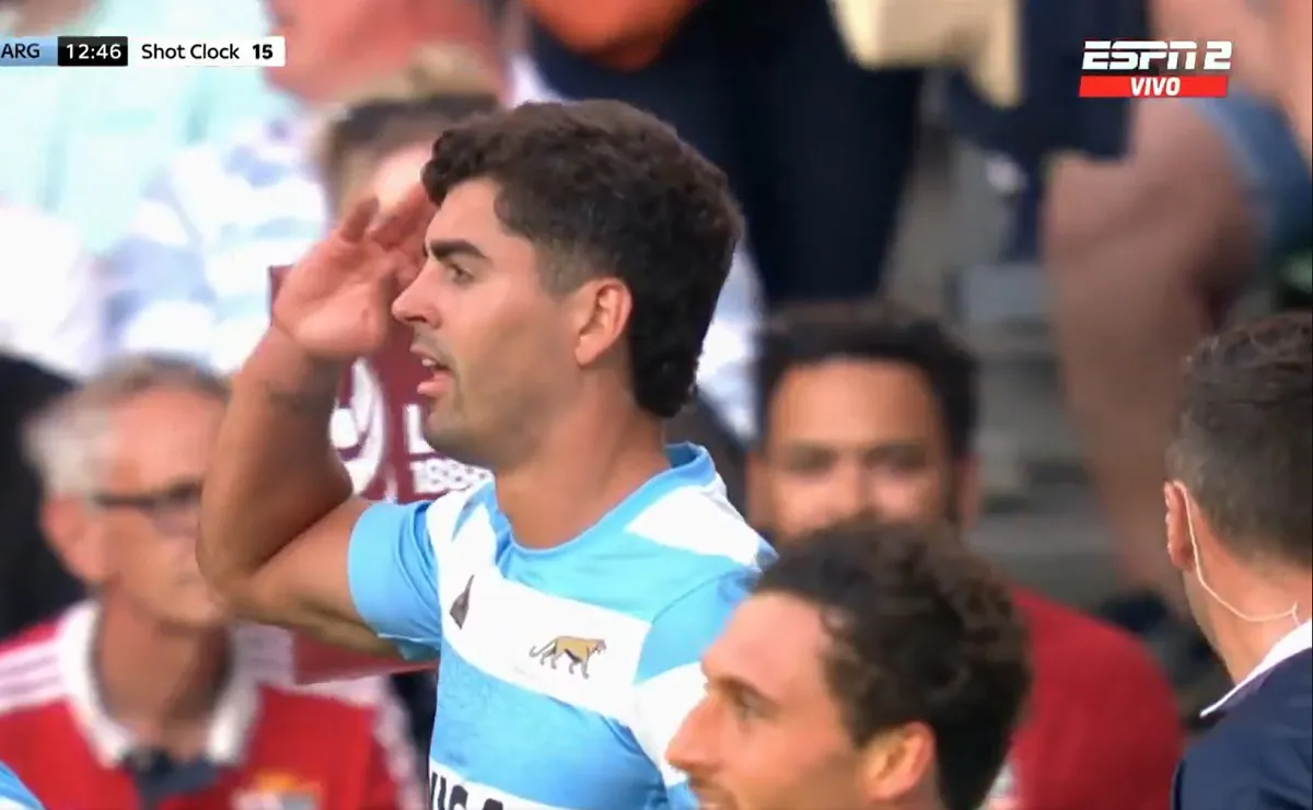 “Lo dejó tirado y apoyó el primero”: el try brutal de Mendy que encendió a Los Pumas en Dublín