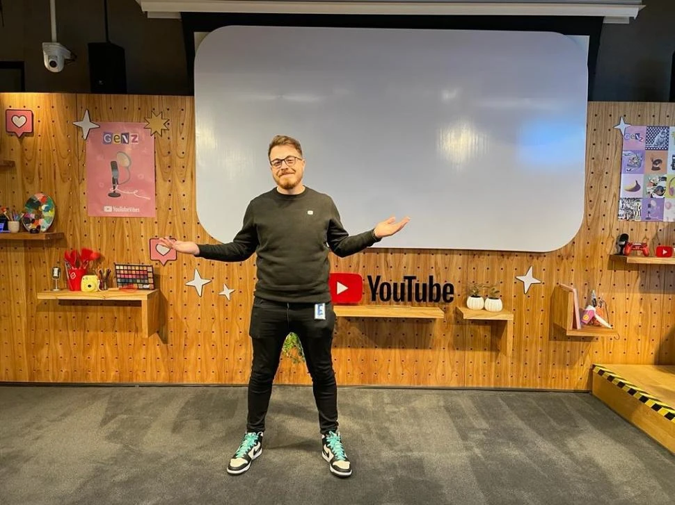 EN UN PUESTO NEURÁLGICO. El tucumano de 35 años llegó a Google en 2016 y luego pasó a YouTube.