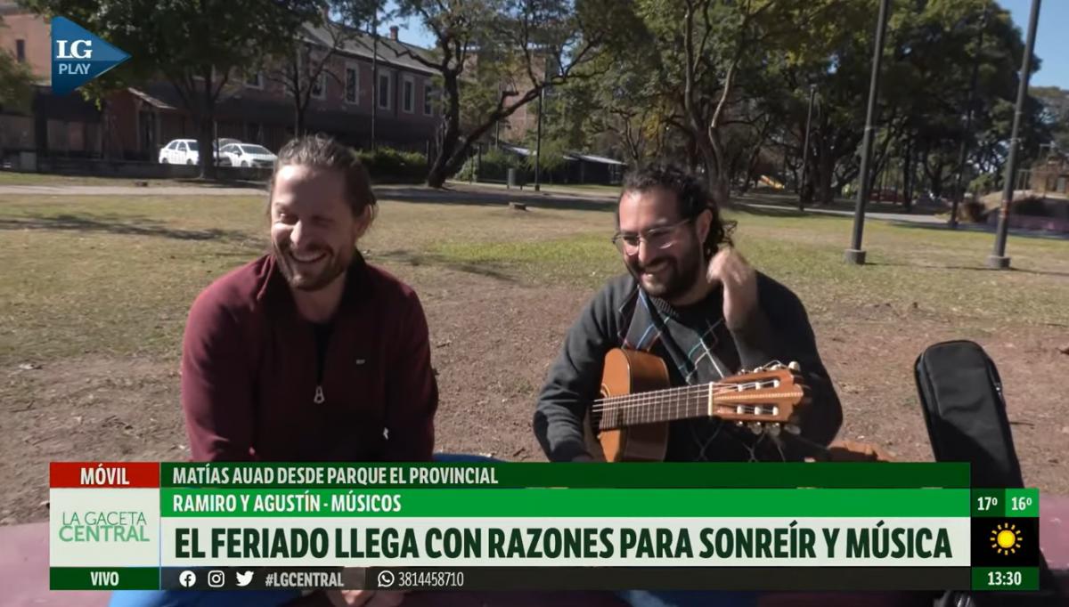 El dúo que sorprendió a los televidentes de LA GACETA Play. 