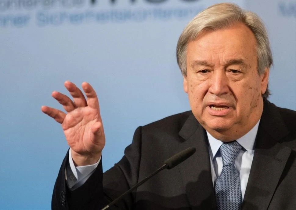 El secretario general de la ONU, António Guterres.