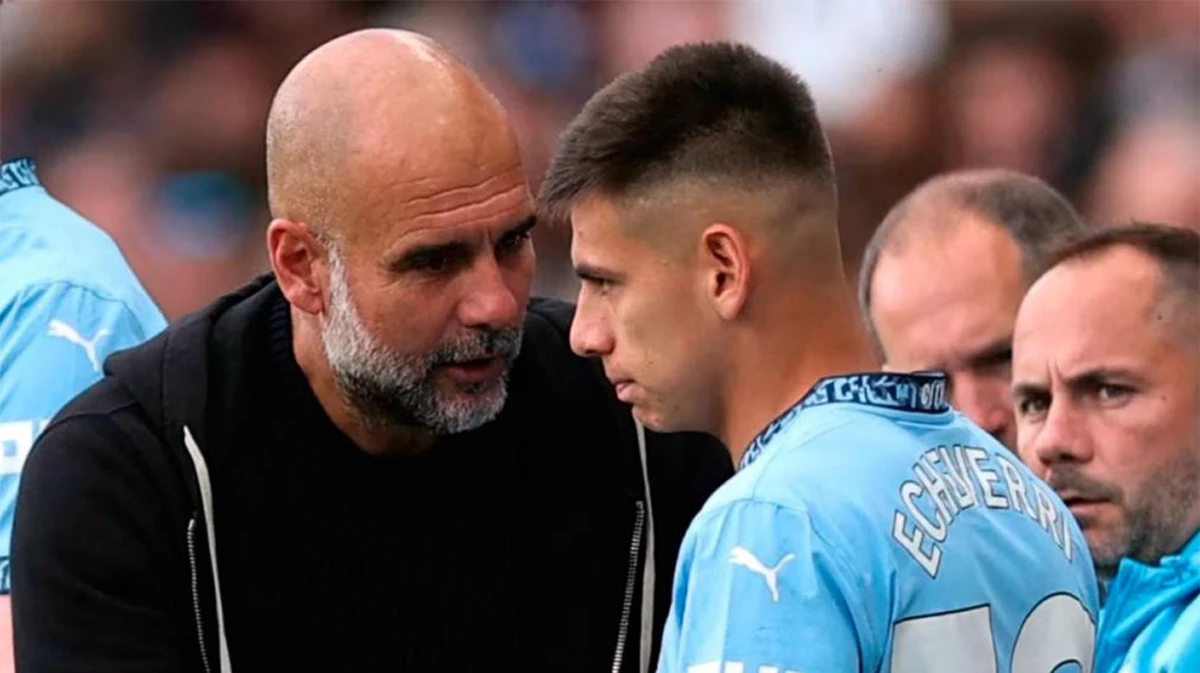 Guardiola detalló el secreto detrás del golazo del “Diablito” Echeverri en el Mundial de Clubes