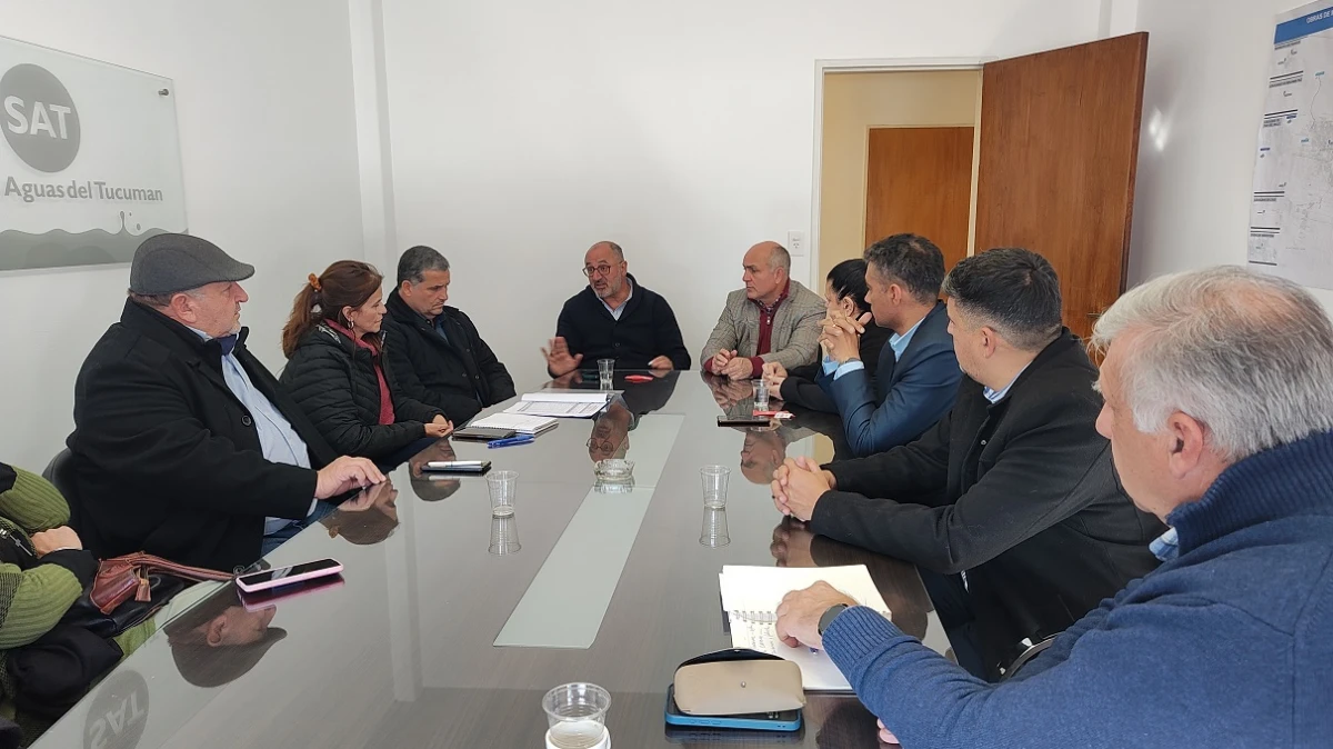 La SAT trabaja junto al municipio y concejales de Concepción para mejorar los servicios de agua y cloacas