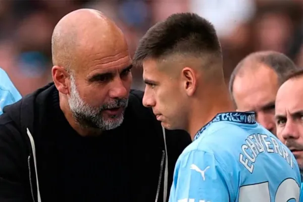 Guardiola detalló el secreto detrás del golazo del “Diablito” Echeverri en el Mundial de Clubes