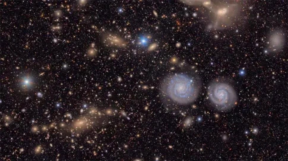 EN COLORES. En solo 10 horas de observación, Rubin descubrió 2.104 asteroides no detectados en el Sistema Solar, incluidos siete objetos cercanos.