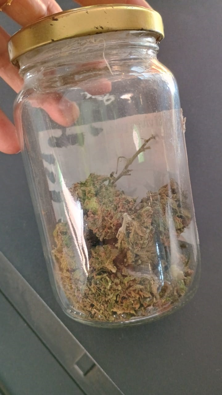 Los policías hallaron marihuana en la casa del concejal Leru.