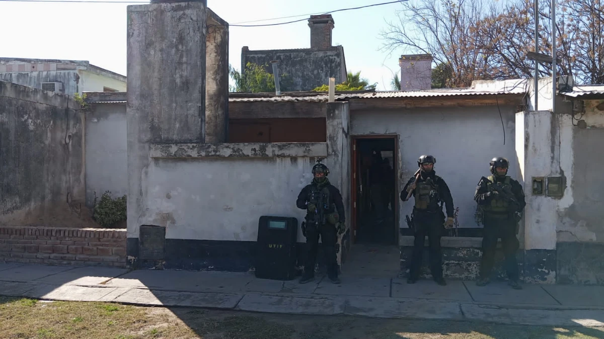 Operativo en la ciudad de La Banda. 