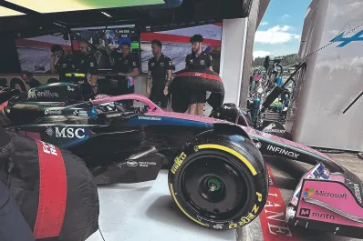 Colapinto mejora en los detalles