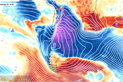 Argentina está bajo múltiples alertas este fin de semana: aire polar, nieve, vientos y tormentas