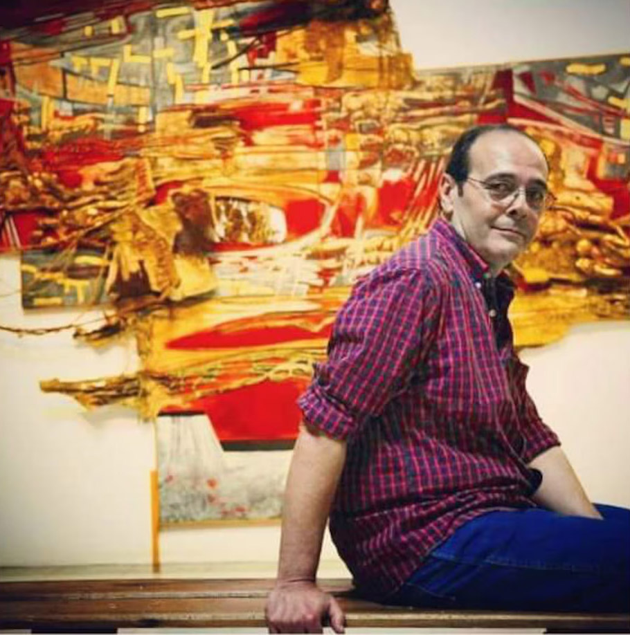 DECESO. Carlos Alcalde, la musa de la muestra, murió en enero.