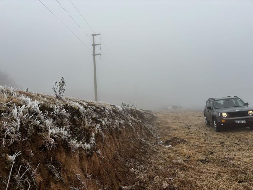 CERRADO. Algunos caminos fueron inhabilitados por seguridad vial.