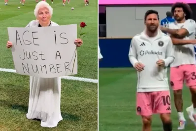 “Messi, te amo”: la abuela de 98 años que emocionó a todos en el Mundial de Clubes