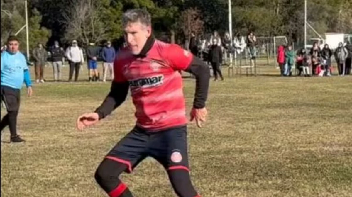 ¡Está intacto! El golazo de Martín Palermo en un torneo de fútbol amateur