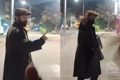 Tiktoker captó al presidente Boric caminando por Santiago y el video se volvió viral