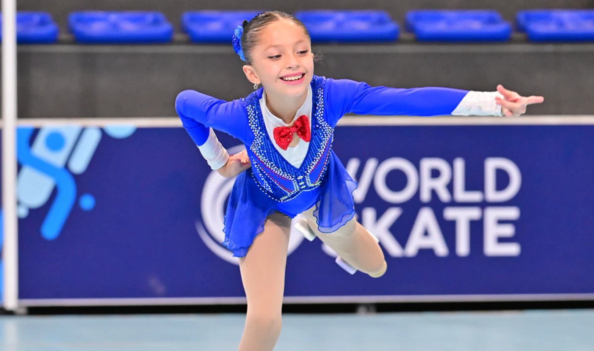 La tucumana Victoria Acevedo tuvo una gran actuación en el Panamericano de patín artístico