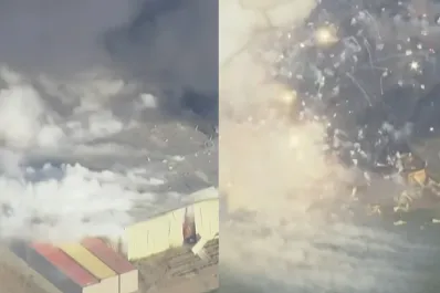 Escalofriante explosión de un depósito de fuegos artificiales en California