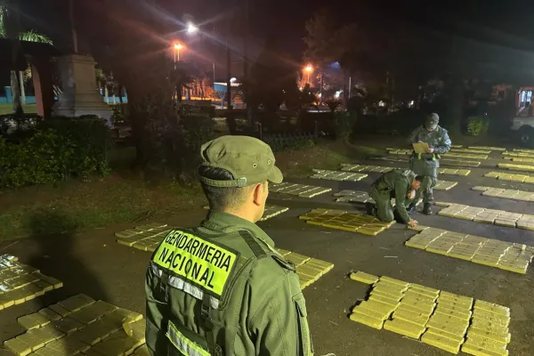 Encontraron más de una tonelada de marihuana en Misiones
