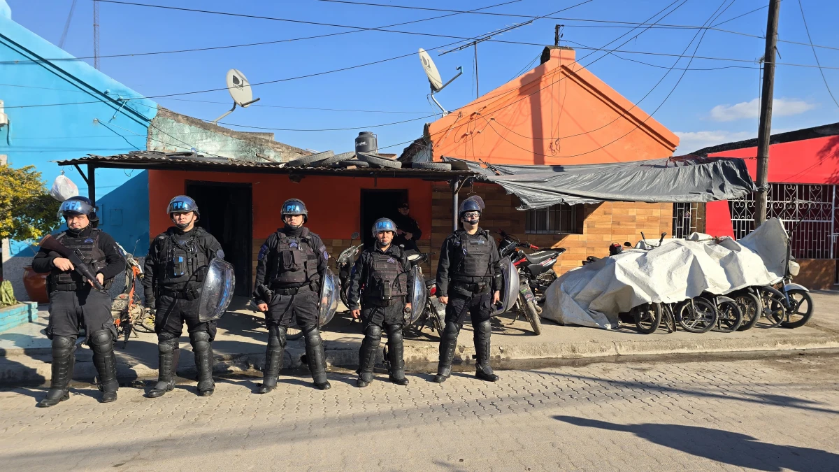 Operativo de la PFA.