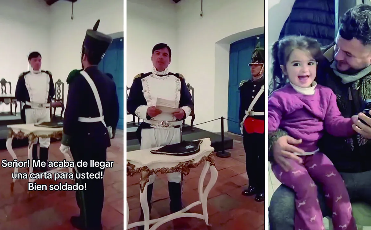 UN MOMENTO ÚNICO: La protagonista del video viral vivió un encuentro virtual muy especial desde el el Salón de la Jura.