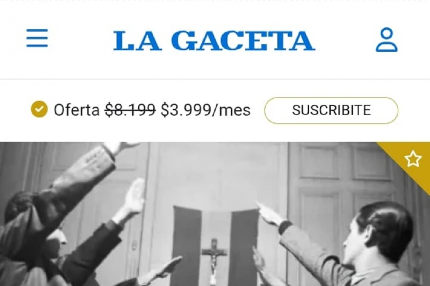 Hackearon la portada digital de LA GACETA