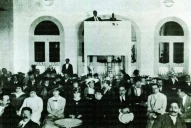 Recuerdos fotográficos: 1915, biógrafo en el club social