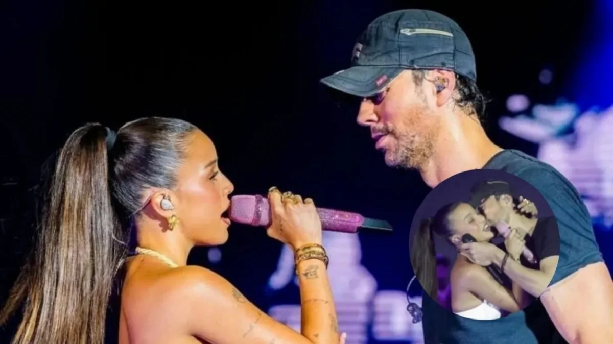 El incómodo momento entre Enrique Iglesias y Emilia Mernes que incendió las redes: el gesto del cantante español se volvió viral