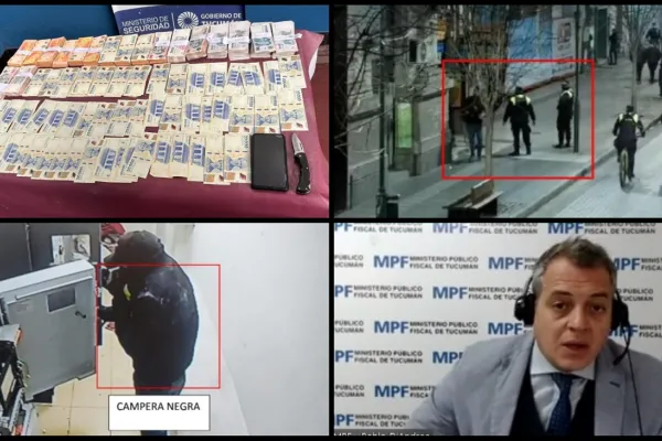 Imputaron al sujeto que destrozó un cajero automático y sacó $ 7.800.000