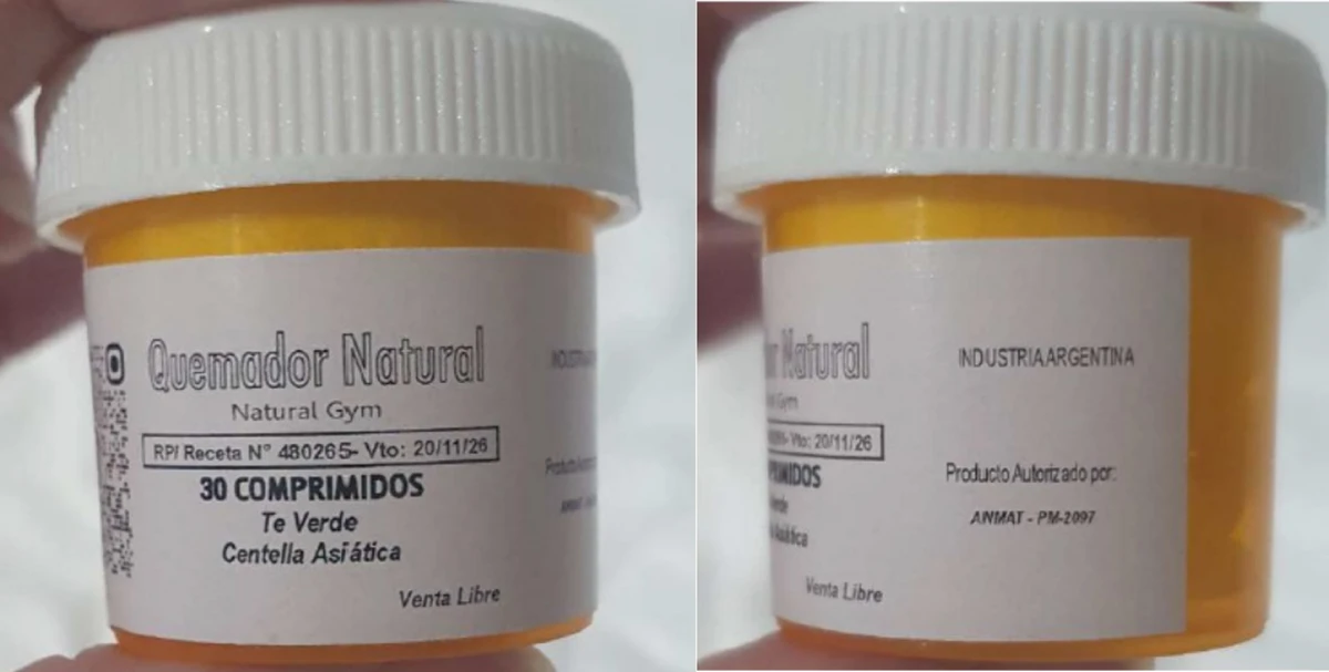 Anmat advirtió sobre un quemador de grasas falso, peligroso para la salud