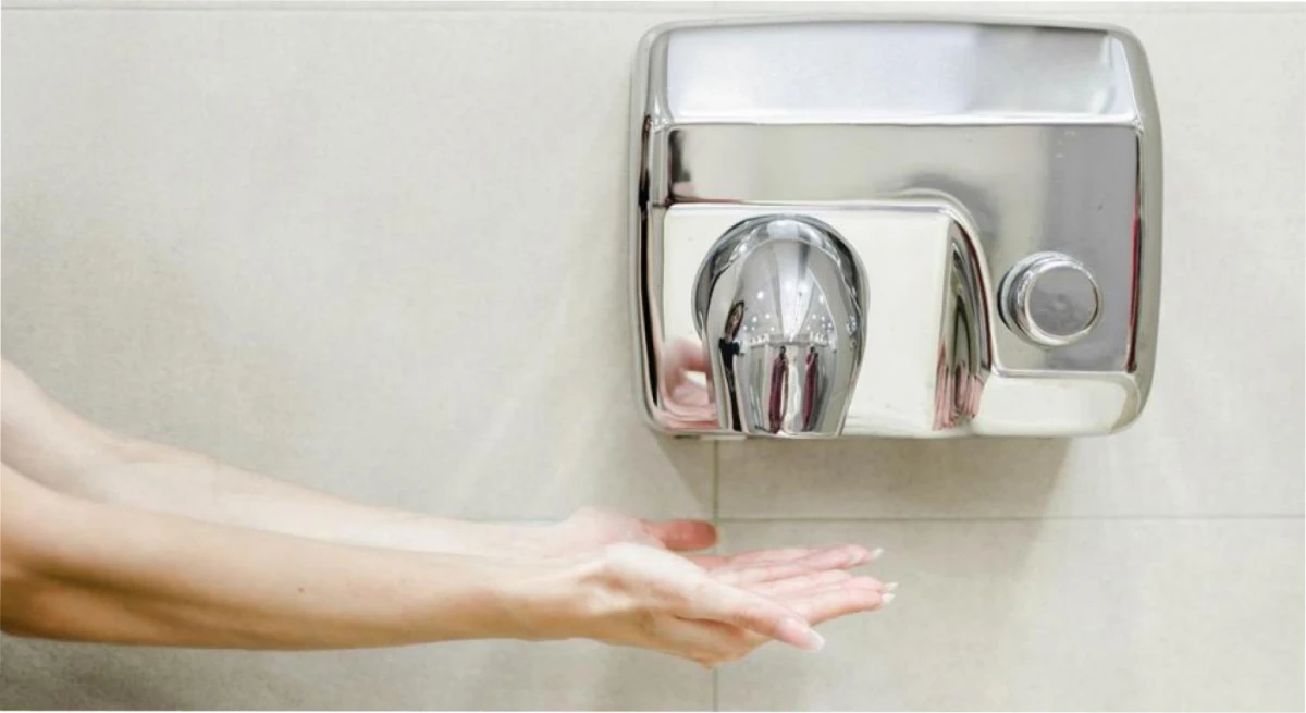 Los secadores de manos pueden no ser la mejor opción.