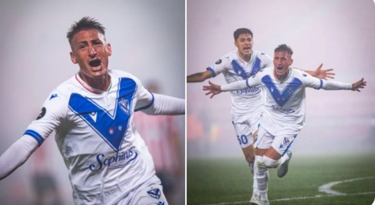 DOBLE ROL. Romero festejó el segundo gol, en el primero había asistido a Galván.