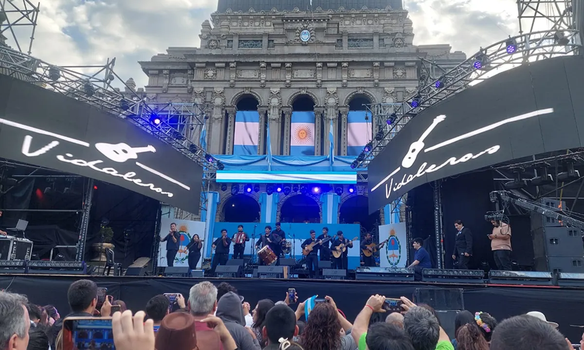 DEL SUR. Desde la Perla del Sur, los Vidaleros cautivaron al público presente.
