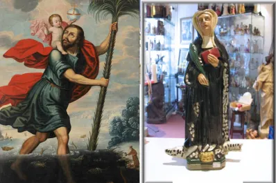 El santoral del 10 de julio: se destaca la figura de San Cristóbal, protector de los viajeros y los caminos