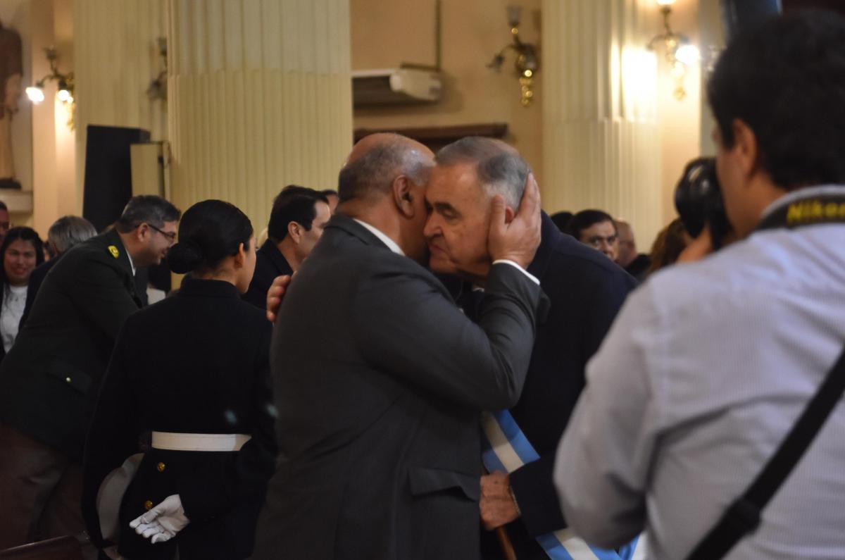 Tedeum en Tucumán: el saludo entre Jaldo y Manzur que acaparó todas las miradas en plena interna peronista