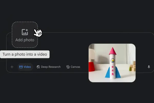 Ahora podés convertir imágenes en video con la nueva funcionalidad de Gemini