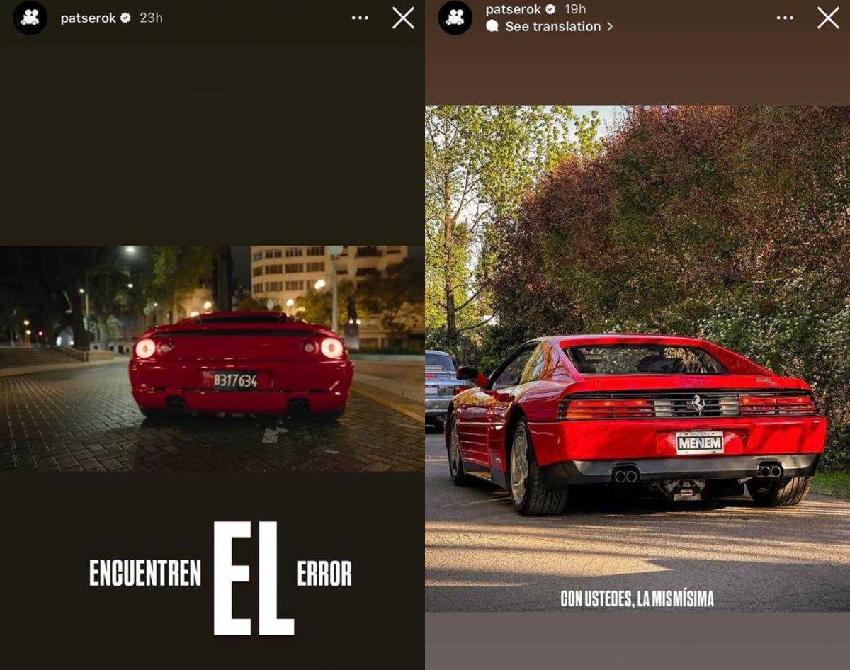 El error en la serie “Menem”: cuál fue la verdadera Ferrari del presidente