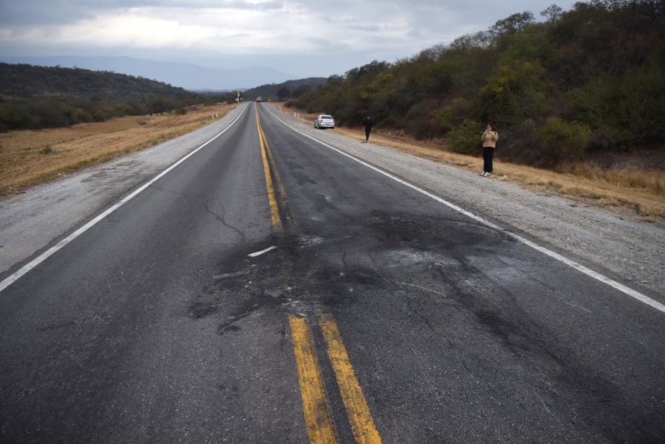 RESTOS. El vehículo fue retirado de la ruta a las cuatro de la madrugada.
