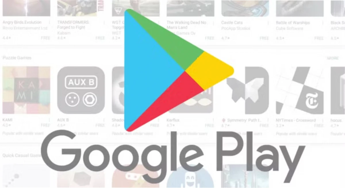 La advertencia de Google Play sobre estas aplicaciones. 