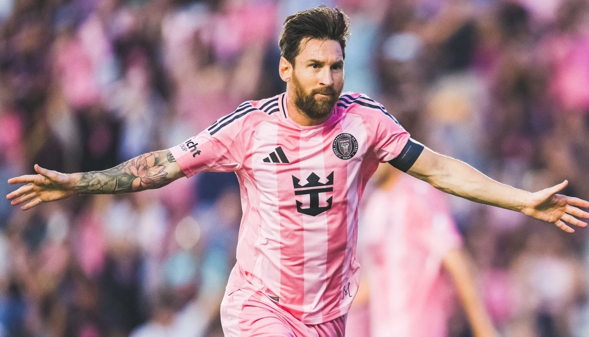 IMPARABLE. Messi demostró una vez más que está en un gran nivel. FOTO DE X.COM/INTERMIAMICF