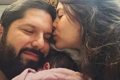 Gabriel Boric compartió una tierna foto con su hija Violeta: Soñar juntos