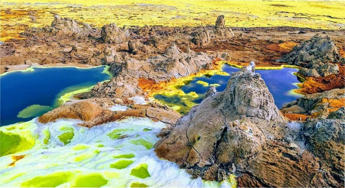 La Depresión de Danakil, un lugar incompatible con la vida 