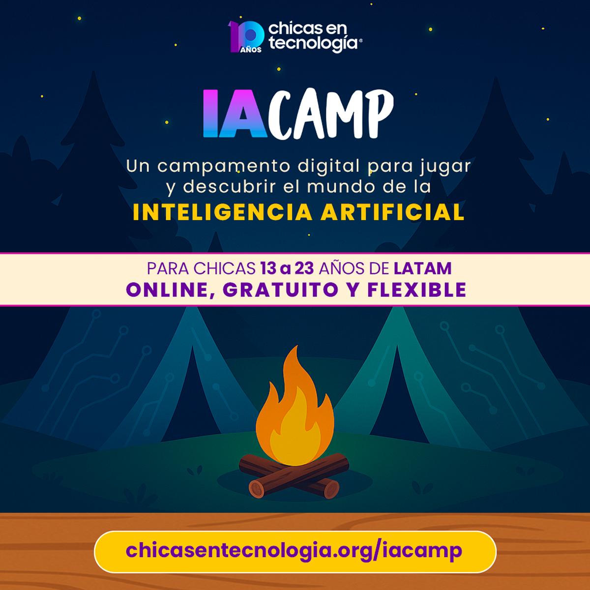 IA CAMP. Desde 2015, Chicas en Tecnología trabaja para reducir la brecha de género en el ámbito de la ciencia y la tecnología. / CHICAS EN TECNOLOGÍA