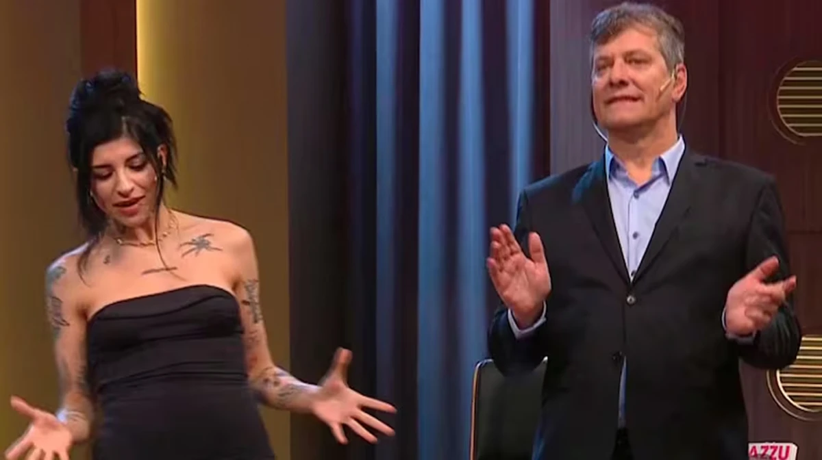 ¡Me entusiasmé!: Cazzu le enseñó a perrear a Mario Pergolini en su programa