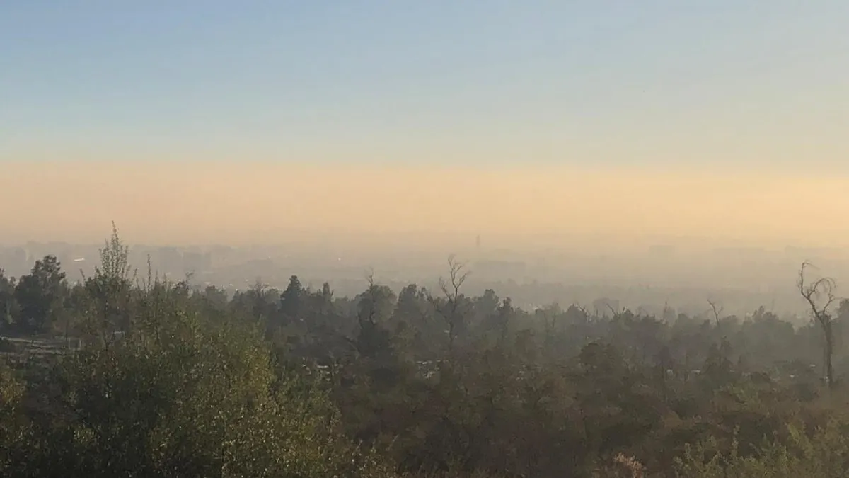 Rige una alerta ambiental en la Región Metropolitana de Chile.