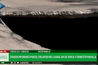 Piden la intervención urgente de la Municipalidad por la losa colapsada en avenida Roca